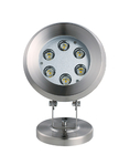 6W LED Spot ışık, açısı ayarlanabilir paslanmaz çelik braket ile havuzda çalışır