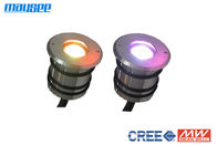 Ultra İnce Güç IP68 3W RGB LED Decking Işıkları / RGB Dış Aydınlatma LED&amp;#39;si