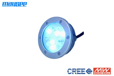 Round Underwater Pond Lighting Submersible Fountain Lights High Stability