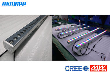 Çok Açılı Lensli 36Watt DMX512 IP65 CREE Doğrusal Led Duvar Yıkama Lambası