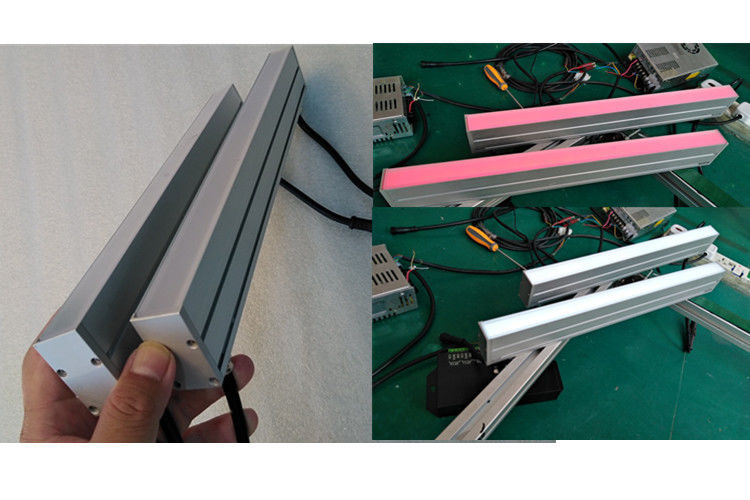 DC24V Inground Rgb Bar Dış Led Duvar Aplama Lambaları 12w Peyzaj Aydınlatma Armatürü