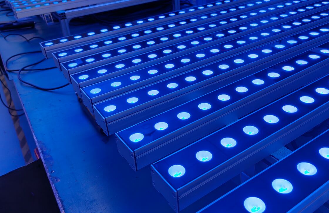 18-48W LED Duvar Yıkama Işıkları, Açma/Kapama veya DMX512 Kontrol Modu Özelliği, -10C ila 40C Çalışma Sıcaklıkları İçin Uygundur