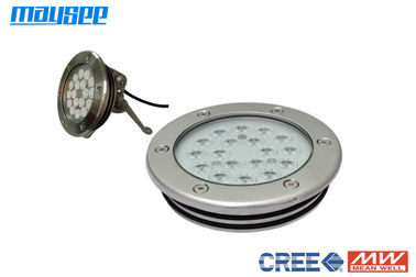 Sualtı Paslanmaz Çelik LED Dock Işıkları 18w / 54w karışık RGB Cree LED ile